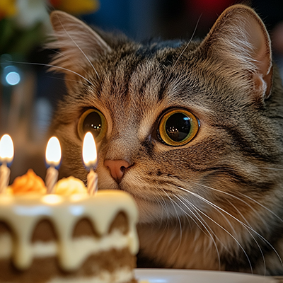 Horatium2023 Cat With Happy Birthday Cake Photo Style Raw 48687513 46c9 45df 8166 Db018b9ecd66 1