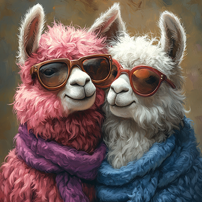 Horatium2023 Llama Couple In Love Cartoon Style Stylize 100 Cff34884 8dfe 4387 9eb0 514ebb1d3ae4 1
