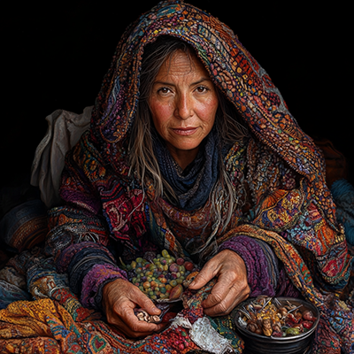 Horatium2023 Peruvian Andean Beggar Woman Birth Of Venus Sand Dd504d71 0904 4c82 93b7 A8bb4cb1b855 2