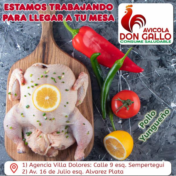Anuncio pollos Avicola